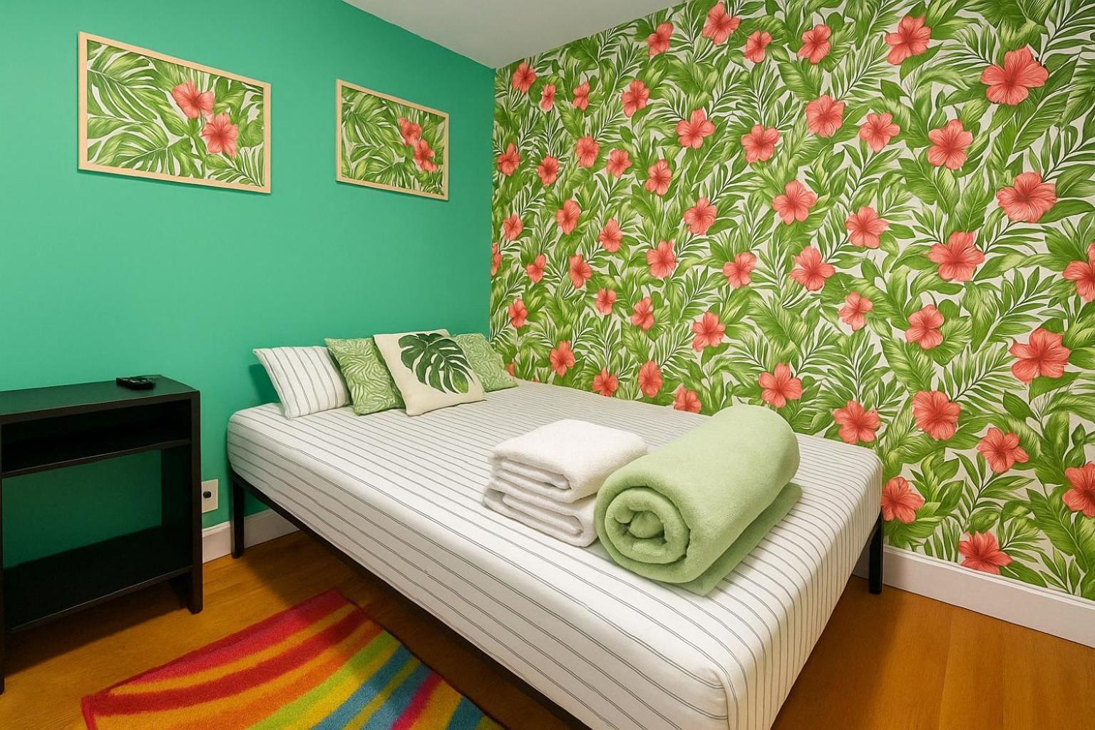 Tropical Comfort Room In Harlem Cozy Stay With Snacks & Style New York Dış mekan fotoğraf